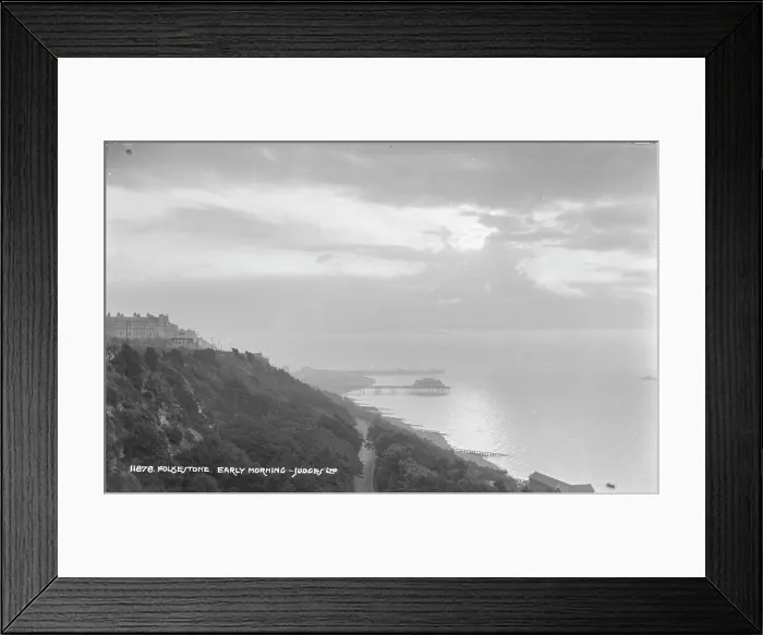 Framed Print : Early Morning in Folkestone Framed Print : Early Morning in Folkestone