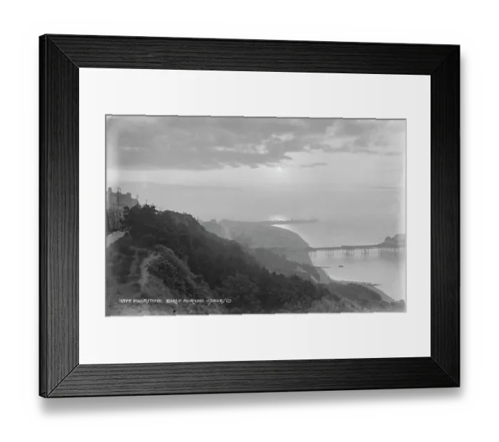 Framed Print : Early Morning in Folkestone Framed Print : Early Morning in Folkestone