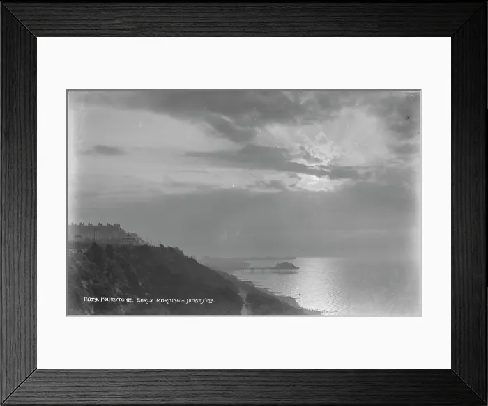 Framed Print : Early Morning at Folkestone Framed Print : Early Morning at Folkestone