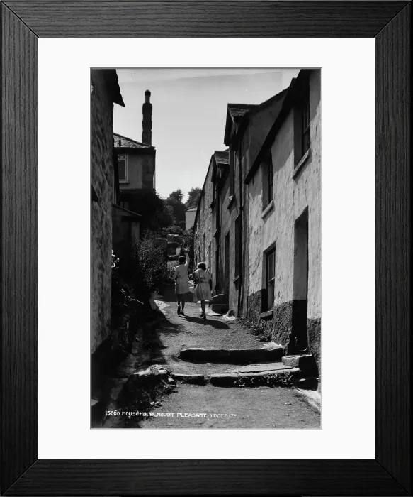 Framed Print : Children Walking in Mount Pleasant Framed Print : Children Walking in Mount Pleasant