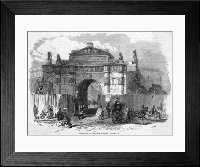 Framed Print : Burlington House Framed Print : Burlington House