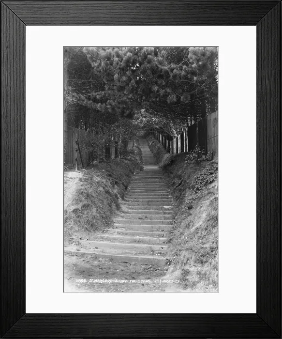 Framed Print : The Steps at St. Margaret's Bay Framed Print : The Steps at St. Margaret's Bay