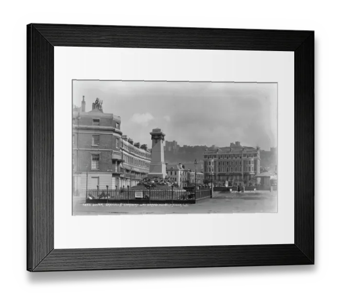 Framed Print : Granville Garden and Grand Hotel Framed Print : Granville Garden and Grand Hotel