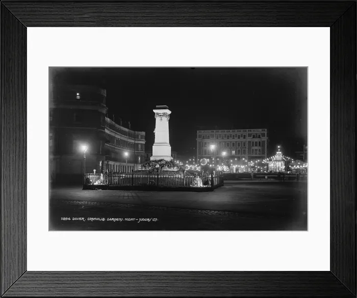 Framed Print : Granville Garden at Night Framed Print : Granville Garden at Night