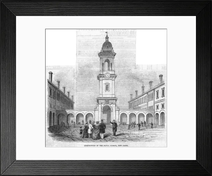 Framed Print : Naval School New Cross Framed Print : Naval School New Cross