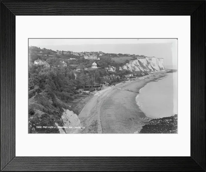 Framed Print : East Cliff at St. Margaret's Bay