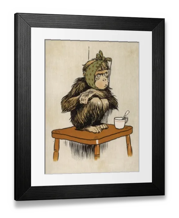 Framed Print : Baby Chimpanzee Aldin Framed Print : Baby Chimpanzee Aldin