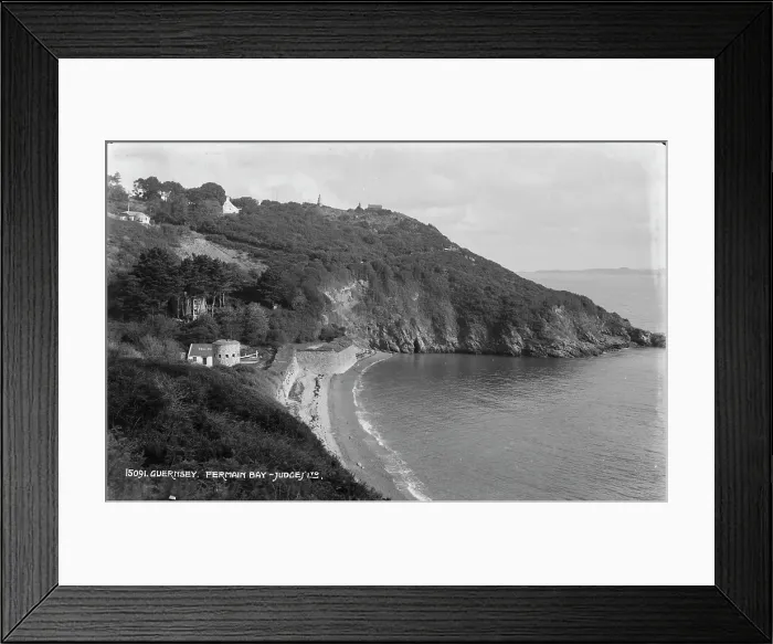 Framed Print : Fermain Bay, Guernsey Framed Print : Fermain Bay, Guernsey