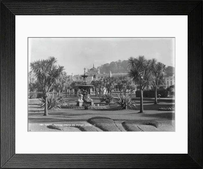 Framed Print : Princess Gardens and Pavilion, Torquay Framed Print : Princess Gardens and Pavilion, Torquay
