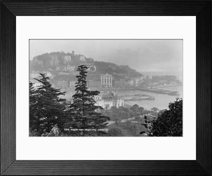 Framed Print : Torquay from Waldon Hill Framed Print : Torquay from Waldon Hill
