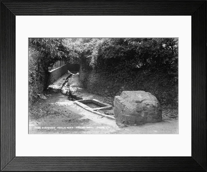 Framed Print : Wishing Well at Moulin Huet Framed Print : Wishing Well at Moulin Huet
