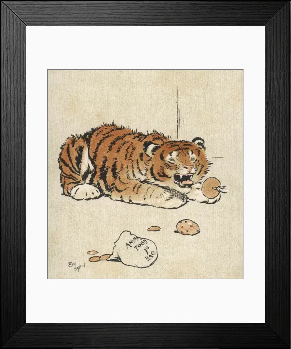 Framed Print : Tiger Cub in Zoo Aldin Framed Print : Tiger Cub in Zoo Aldin