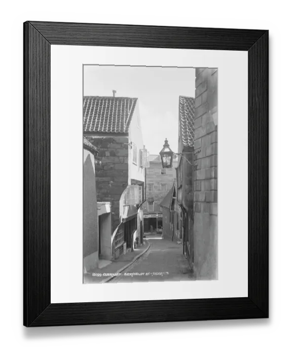 Framed Print : Berthelot Street in Guernsey Framed Print : Berthelot Street in Guernsey