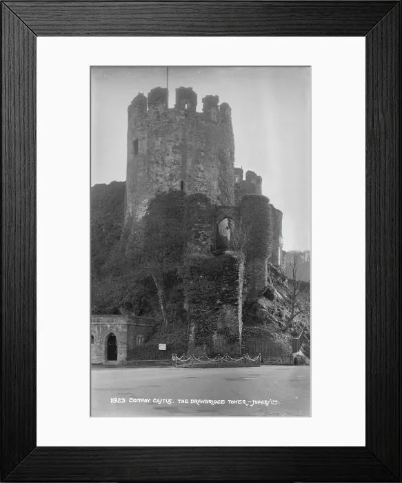 Framed Print : Conway Castle: The Drawbridge Tower Framed Print : Conway Castle: The Drawbridge Tower