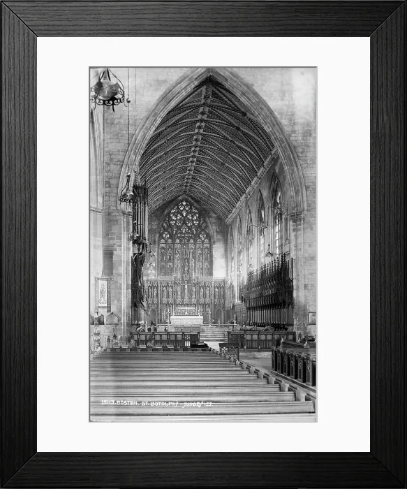 Framed Print : Interior of St. Botolph's Church Framed Print : Interior of St. Botolph's Church