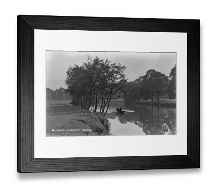 Framed Print : Boating on the Derwent River Framed Print : Boating on the Derwent River