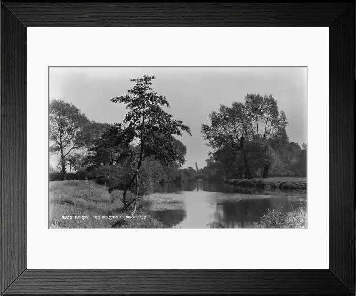 Framed Print : The Derwent River, Derby Framed Print : The Derwent River, Derby