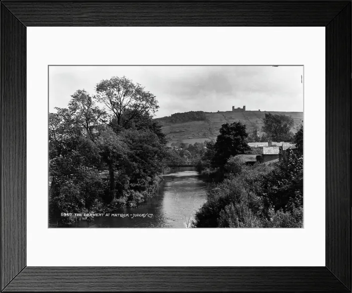Framed Print : The Derwent at Matlock Framed Print : The Derwent at Matlock