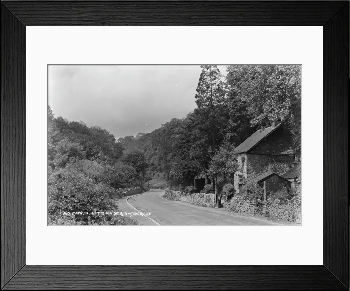 Framed Print : Matlock In the Via Geilia Framed Print : Matlock In the Via Geilia
