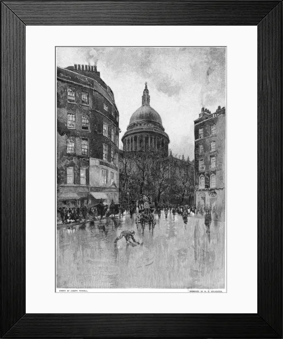 Framed Print : London Cheapside Framed Print : London Cheapside