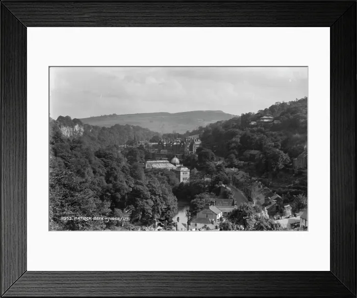 Framed Print : A Scenic View of Matlock Bath Framed Print : A Scenic View of Matlock Bath