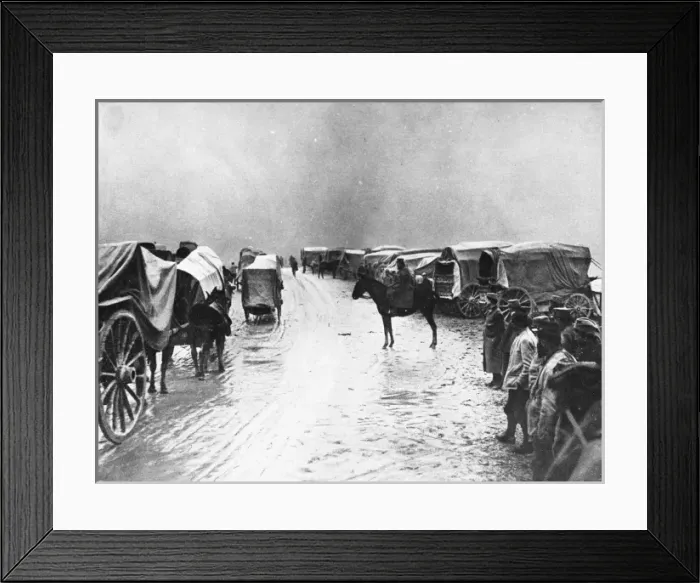 Framed Print : Supply train 1916 Framed Print : Supply train 1916