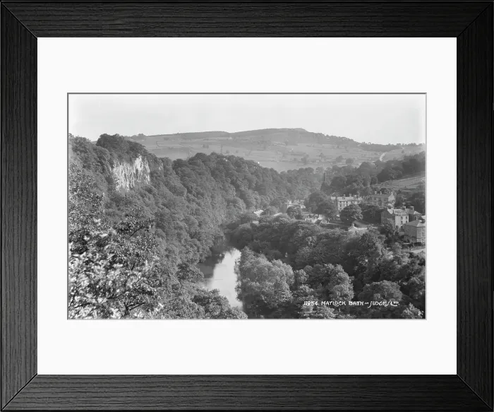 Framed Print : Scenic View of Matlock Bath Framed Print : Scenic View of Matlock Bath