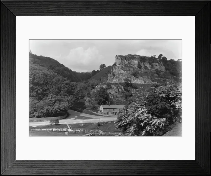 Framed Print : Shining Cliff Rock in Eyam Dale Framed Print : Shining Cliff Rock in Eyam Dale