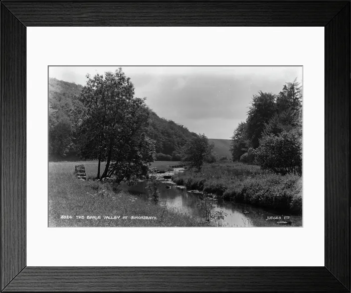 Framed Print : The Barle Valley at Simonsbath Framed Print : The Barle Valley at Simonsbath