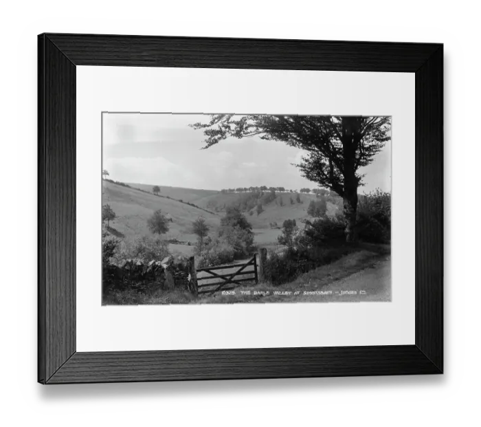Framed Print : The Barle Valley at Simonsbath