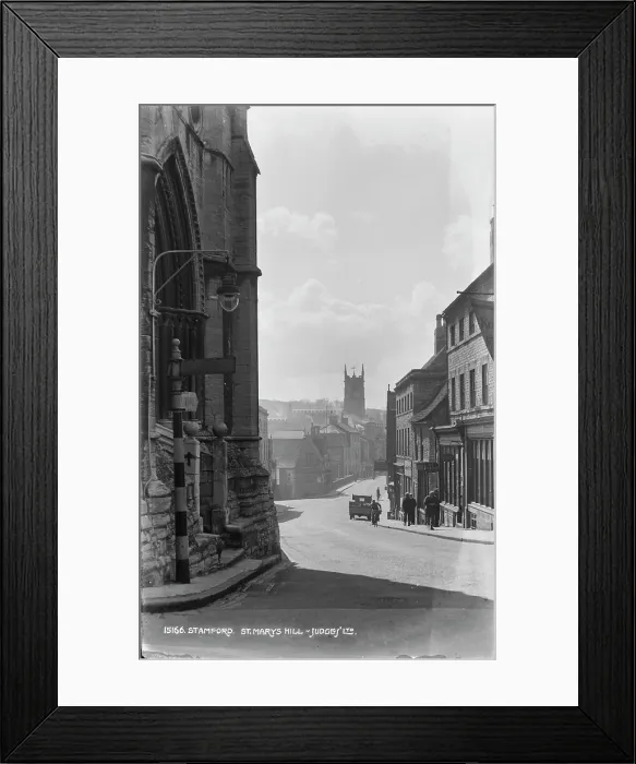 Framed Print : St. Mary's Hill, Stamford
