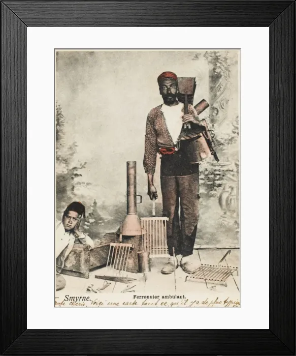 Framed Print : Izmir, Turkey - Travelling ironmonger
