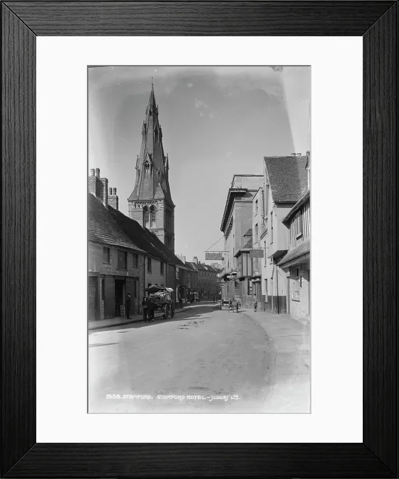 Framed Print : Stamford Hotel and Street Scene Framed Print : Stamford Hotel and Street Scene