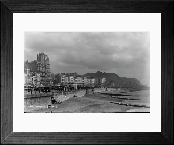 Framed Print : Seaside View of Hastings Framed Print : Seaside View of Hastings