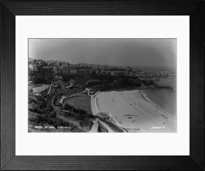 Framed Print : Scenic View of St. Ives, Cornwall Framed Print : Scenic View of St. Ives, Cornwall