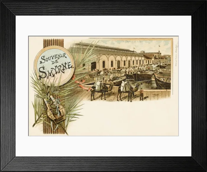 Framed Print : Izmir, Turkey - Customs House and Warehouses Framed Print : Izmir, Turkey - Customs House and Warehouses