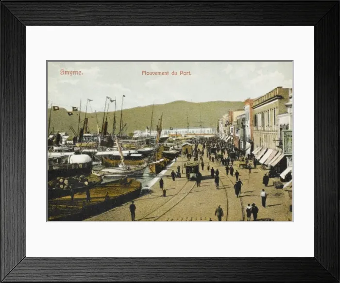 Framed Print : Izmir, Turkey - The Harbour Framed Print : Izmir, Turkey - The Harbour