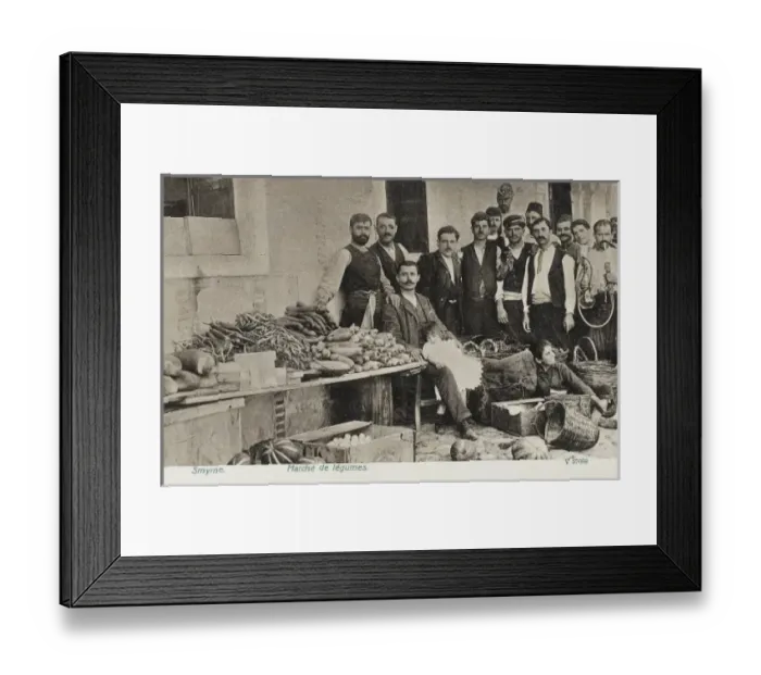 Framed Print : Izmir, Turkey - Vegetable Market Framed Print : Izmir, Turkey - Vegetable Market