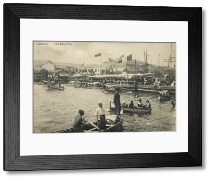 Framed Print : Izmir, Turkey - A regatta Framed Print : Izmir, Turkey - A regatta