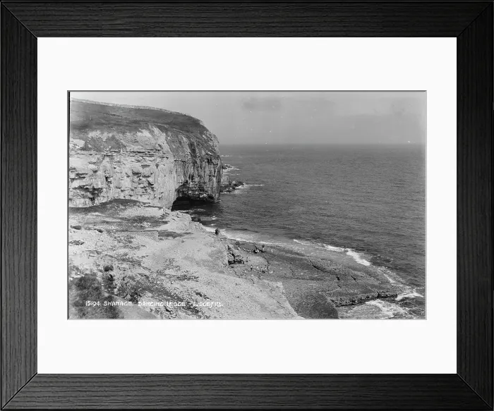 Framed Print : Dancing Ledge, Swanage Framed Print : Dancing Ledge, Swanage