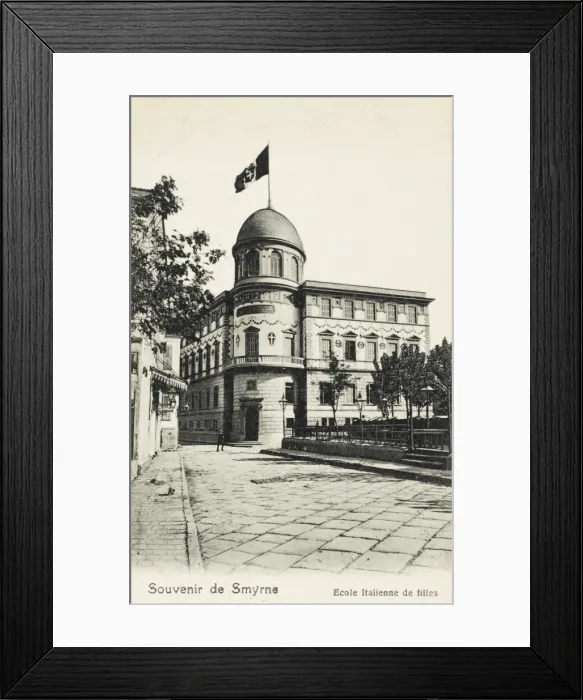 Framed Print : Izmir, Turkey - Italian Girls School Framed Print : Izmir, Turkey - Italian Girls School