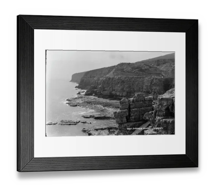 Framed Print : Coastal Cliffs at Winspit Framed Print : Coastal Cliffs at Winspit