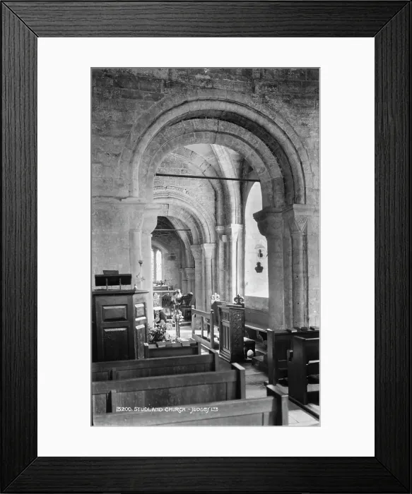 Framed Print : Interior of Studland Church Framed Print : Interior of Studland Church