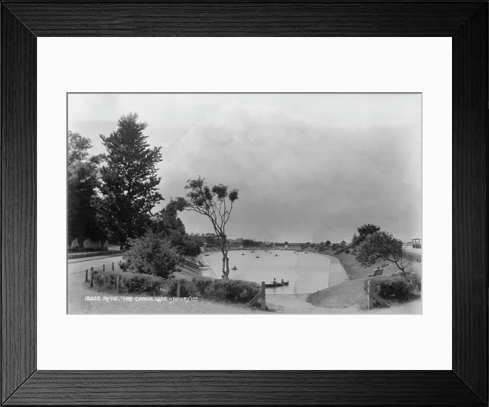 Framed Print : Canoe Lake in Ryde Framed Print : Canoe Lake in Ryde