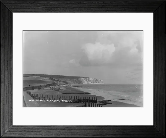 Framed Print : Sandown and Culver Cliffs Framed Print : Sandown and Culver Cliffs