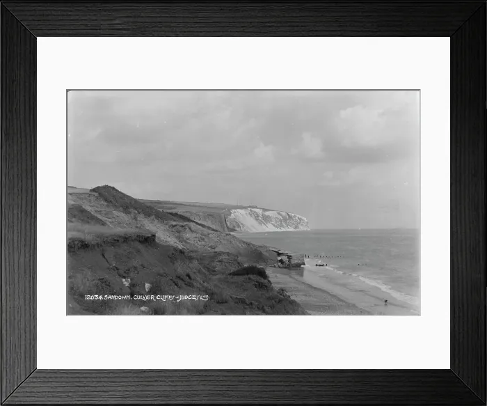 Framed Print : Culver Cliffs at Sandown Framed Print : Culver Cliffs at Sandown