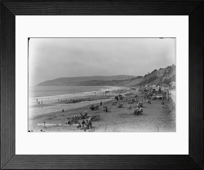 Framed Print : Sandown Beach Framed Print : Sandown Beach