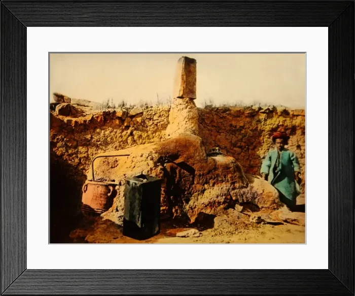 Framed Print : Primitive Oil Refinery Framed Print : Primitive Oil Refinery