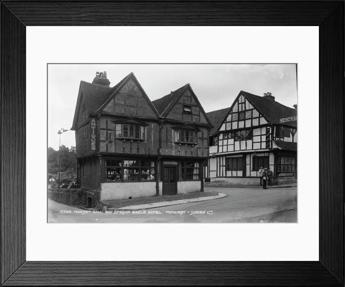 Framed Print : Market Hall and Spread Eagle Hotel Framed Print : Market Hall and Spread Eagle Hotel