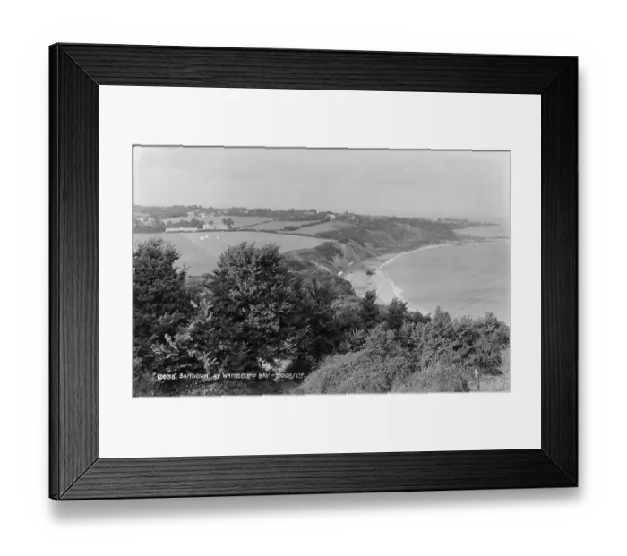 Framed Print : Sandown at Whitecliff Bay Framed Print : Sandown at Whitecliff Bay